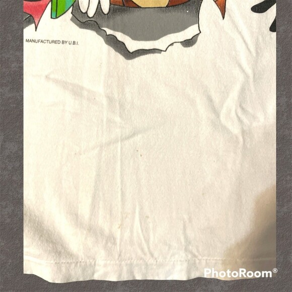 Vintage 1993 Looney Tunes Warner Bros Gang/squad  T Shirt Single Stitch XL - Picture 12 of 12